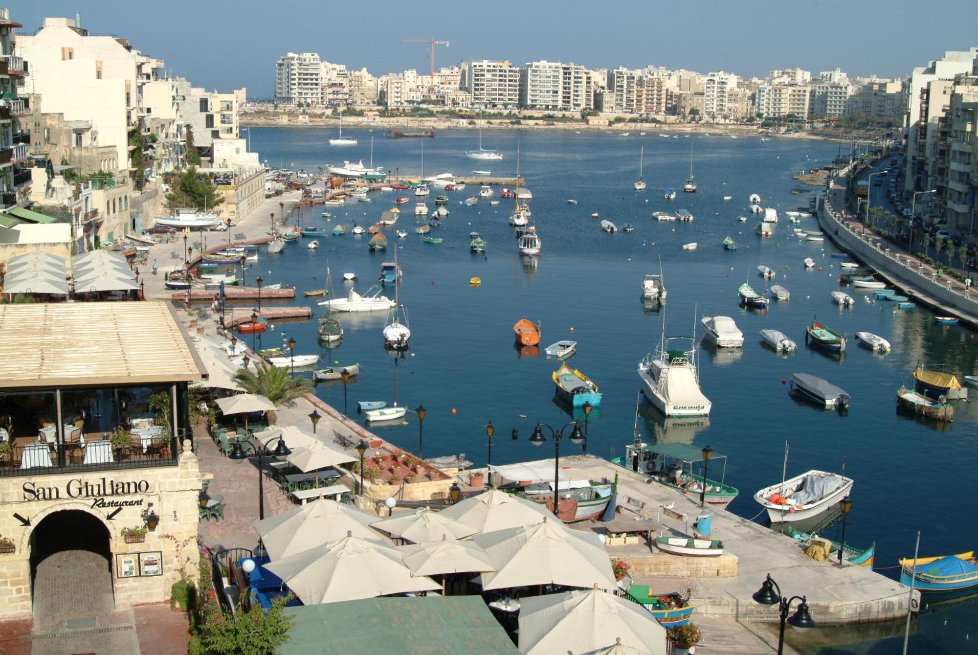 Апартаменты Maltese Balcony Сент Джулианс Экстерьер фото